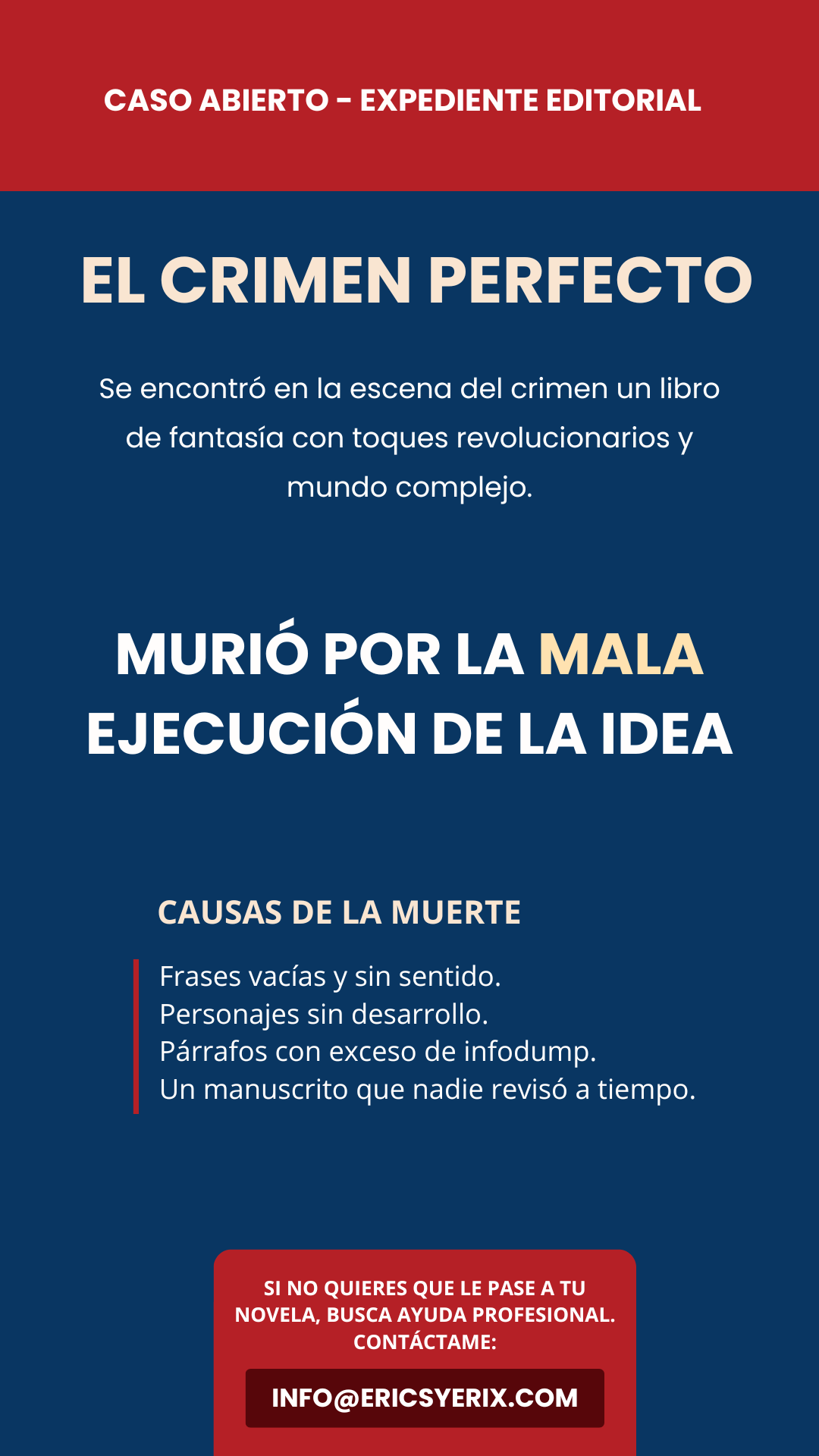 Copywriting para autores Eric Syerix